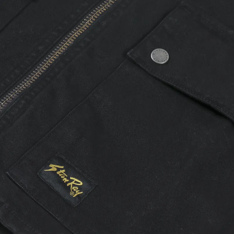 Stan Ray Works Vest Black Duck-6