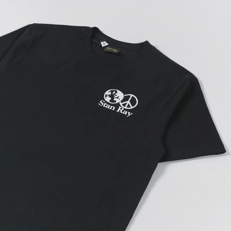 Stan Ray World Peace T Shirt Black-3