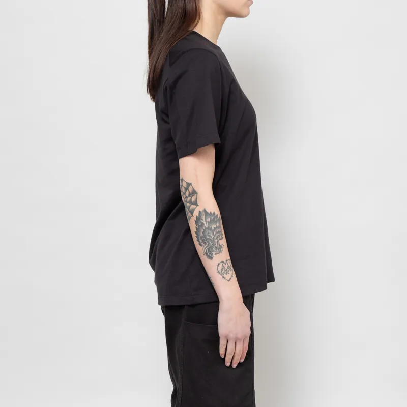 Arc'teryx Womens Kragg SL Cotton Emblem T Shirt Black-2