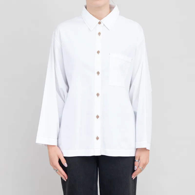 Folk Womens Archive Shirt White Oxford