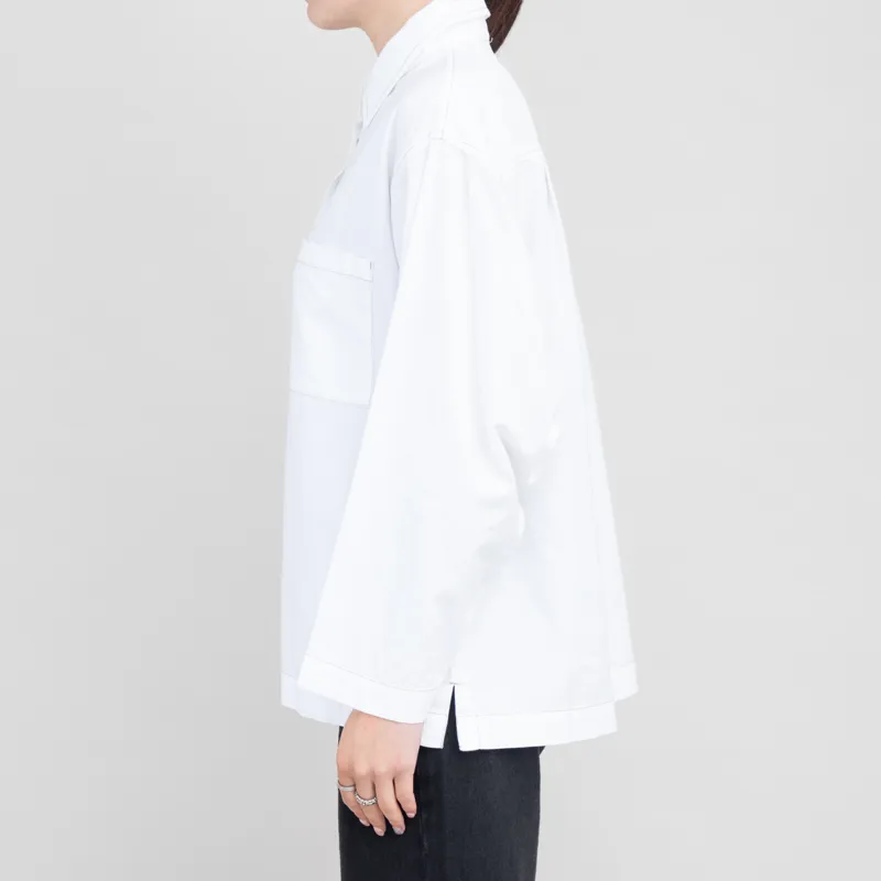 Folk Womens Archive Shirt White Oxford-1