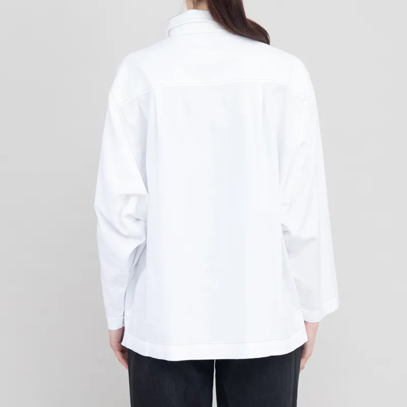 Folk Womens Archive Shirt White Oxford-2