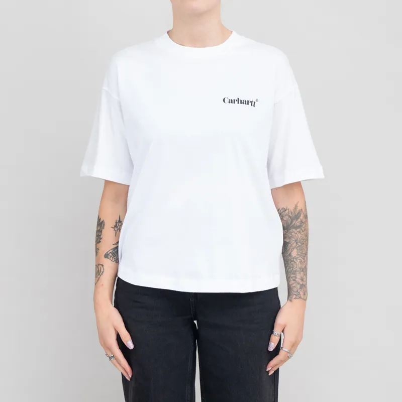 Carhartt WIP Womens Fold Leo T Shirt White-2