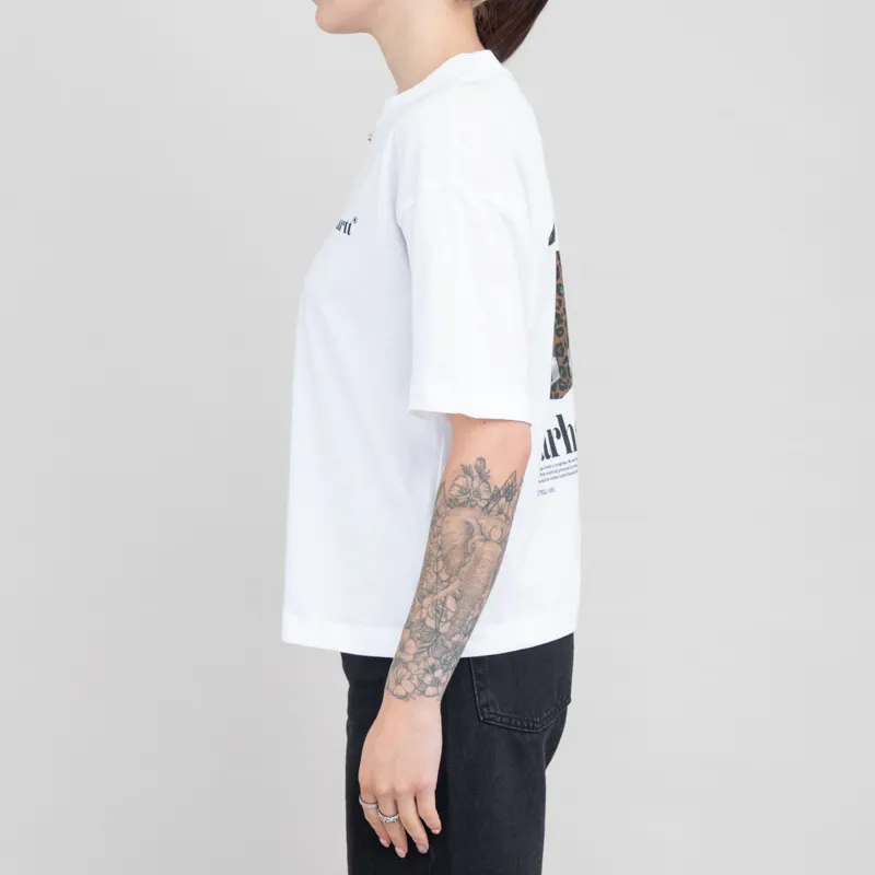 Carhartt WIP Womens Fold Leo T Shirt White-1