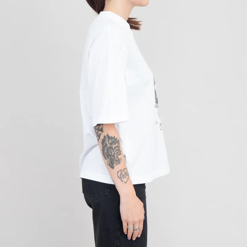 Carhartt WIP Womens Pepe Card T Shirt White-3