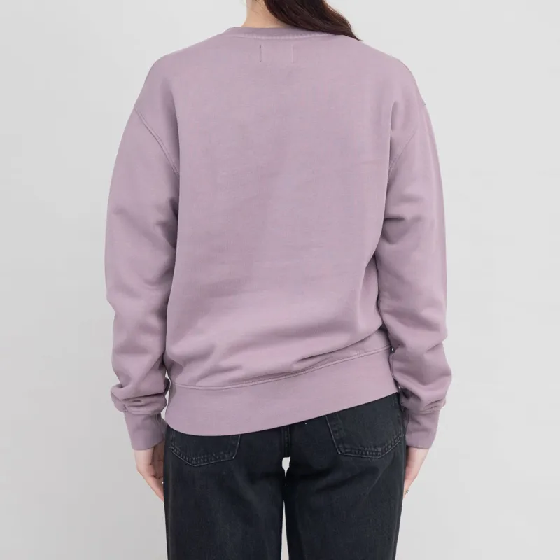 Colorful Standard Womens Classic Organic Crew Sweat Purple Haze-2