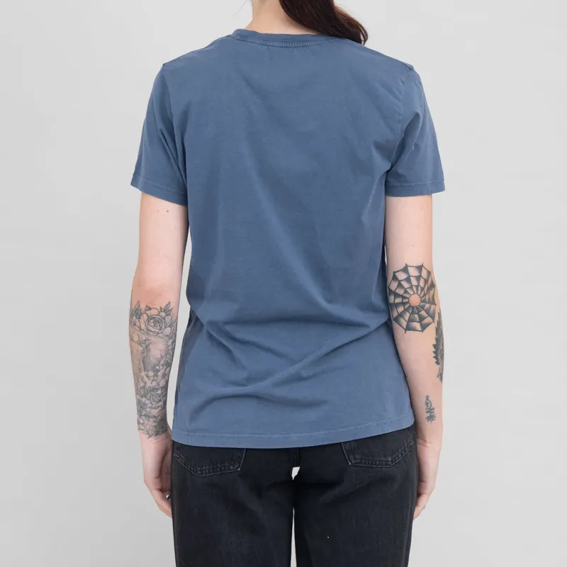 Colorful Standard Womens Light Organic T Shirt Neptune Blue-2