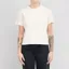 Colorful Standard Womens Organic Boxy Crop T Shirt Ivory White