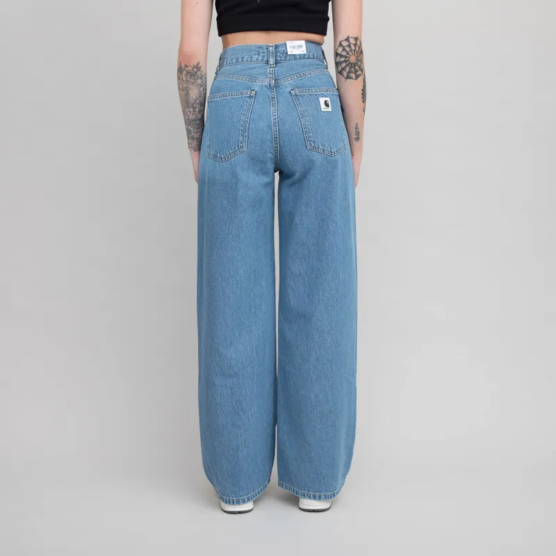 Carhartt WIP Womens Jane Pant Blue Heavy Stonewashed-2