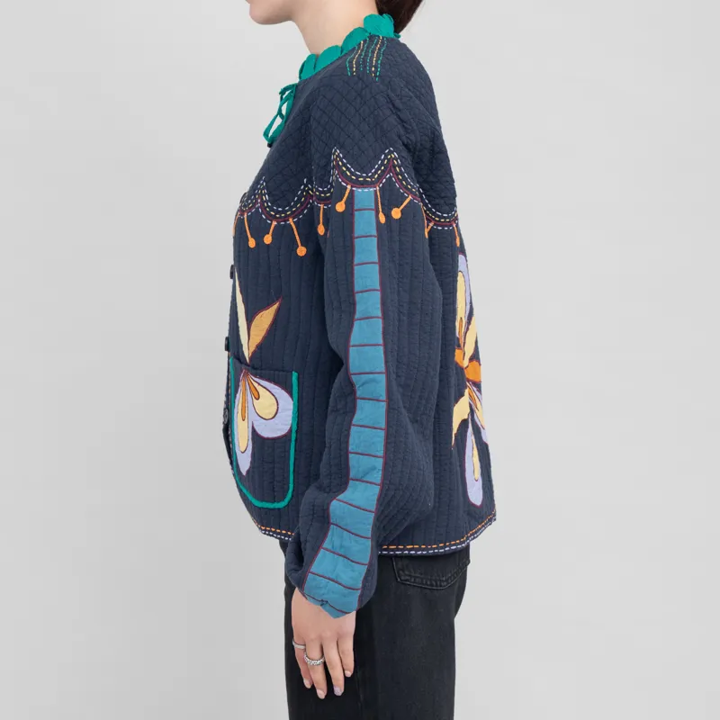 Stella Nova Womens Little Embroidered Jacket Multicolour-1