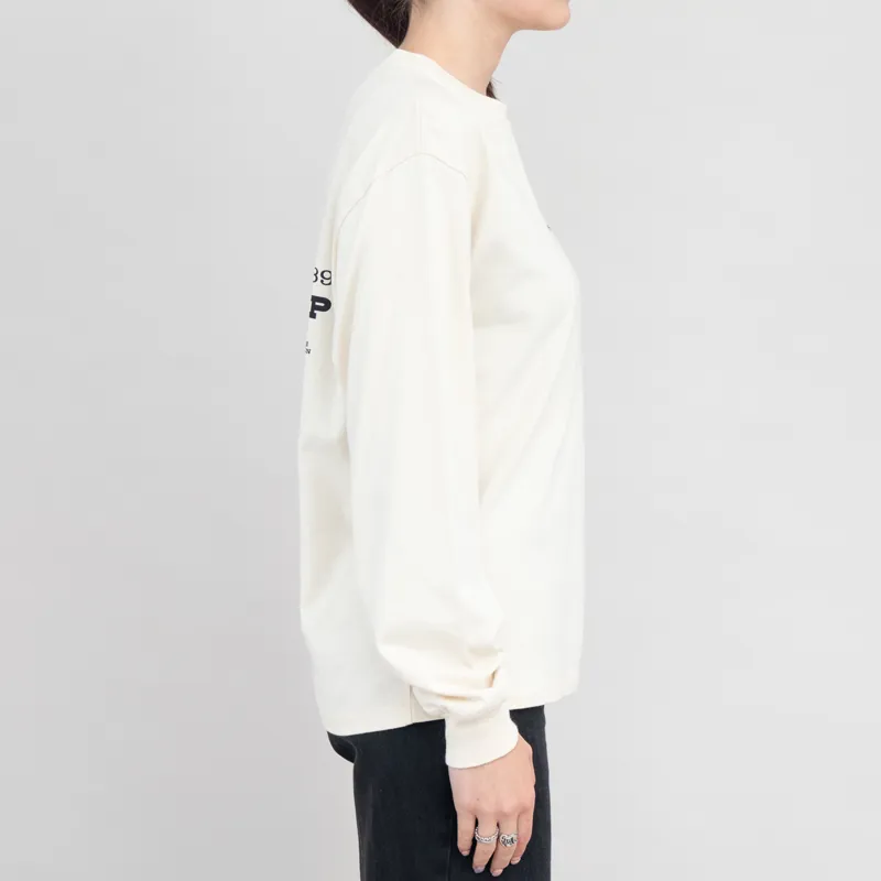 Carhartt WIP Womens Long Sleeve Home State T Shirt Natural-1