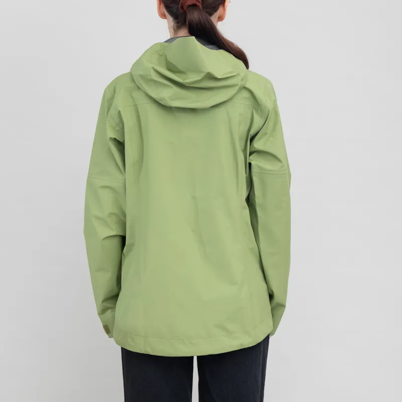 Patagonia Womens Boulder Fork Rain Jacket Buckhorn Green-2