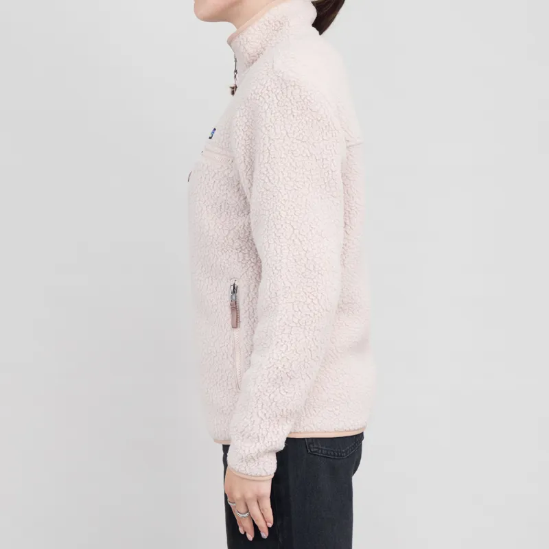 Patagonia Womens Retro Pile Fleece Jacket Shroom Taupe-1