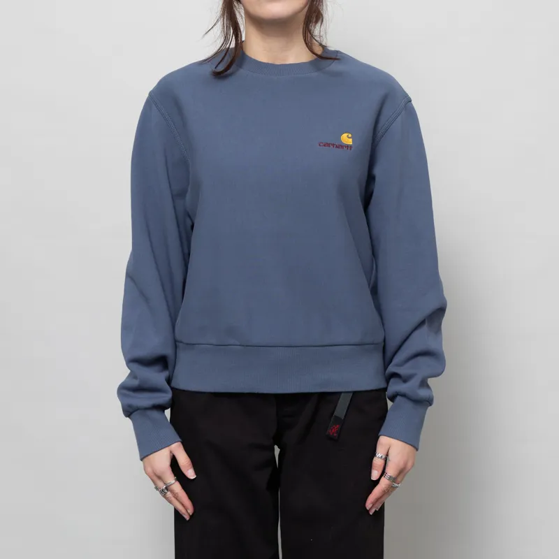 Carhartt WIP Womens American Script Sweat Positano