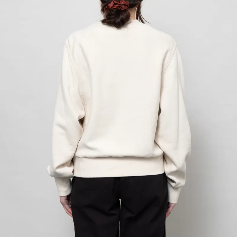 Carhartt WIP Womens American Script Sweat Moonbeam-2