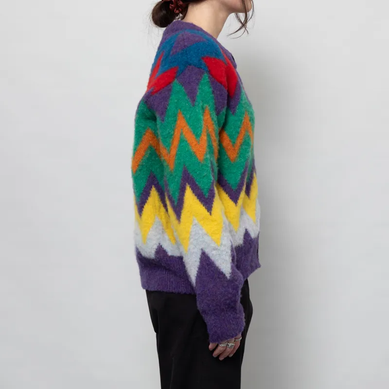 Howlin' Womens Frozen Laughter Cardigan Lavender-3