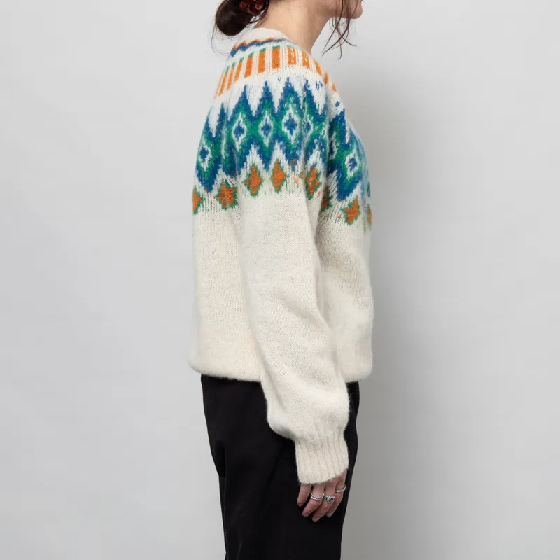 Howlin' Womens Disco Circus Knit Jumper Ecru-3