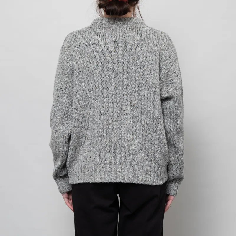 Howlin' Womens Acid Deer With Flowers Knit Jumper Grey-2