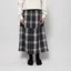 Gramicci Womens Wool Paneled Skirt Shadow Plaid