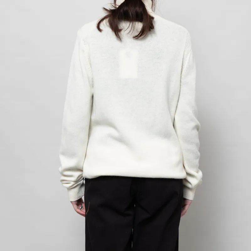 Anerkjendt Womens Aknico Solid Roll Neck Jumper Tofu-2