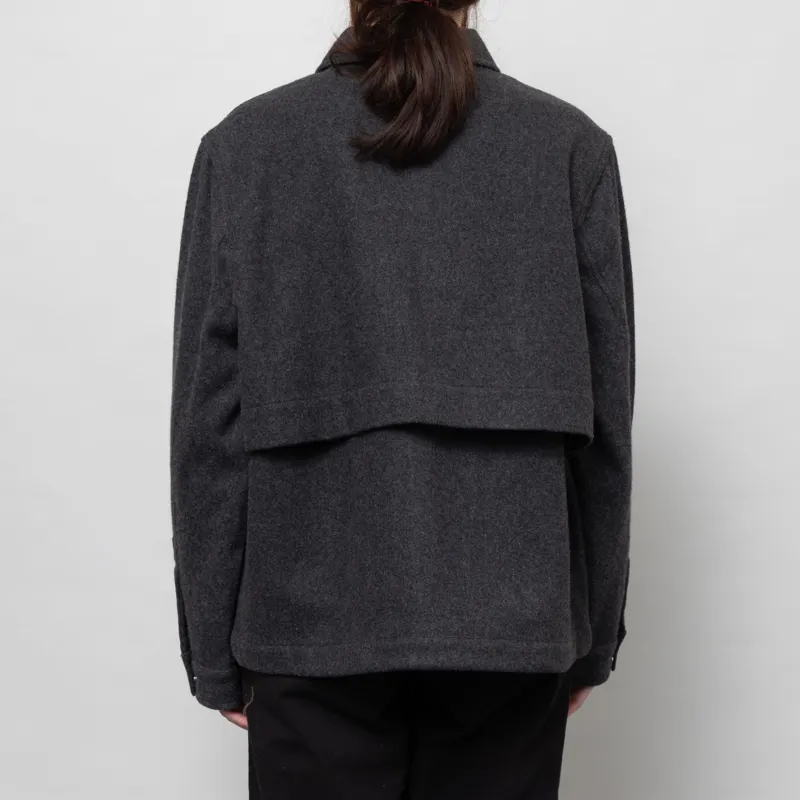 Folk Womens Blouson Mid Grey Wool-2