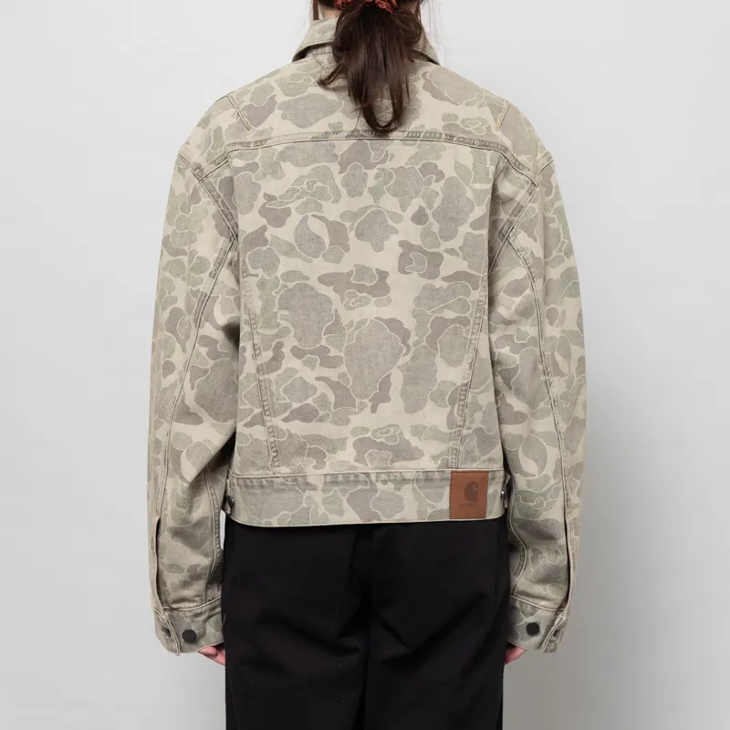 Carhartt WIP Womens Duck Orell Jacket Camo Duck Bleached-2