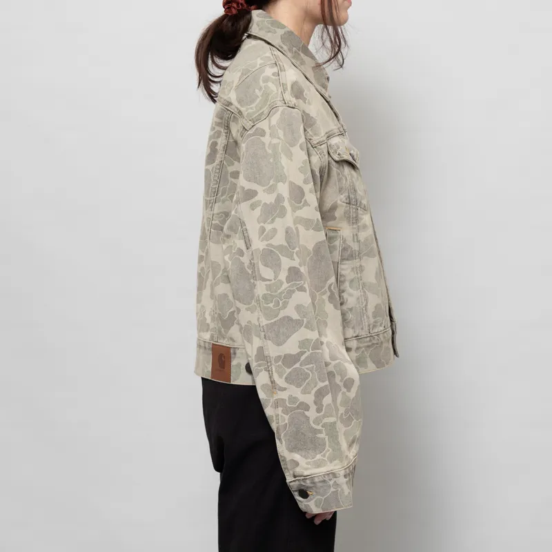 Carhartt WIP Womens Duck Orell Jacket Camo Duck Bleached-3