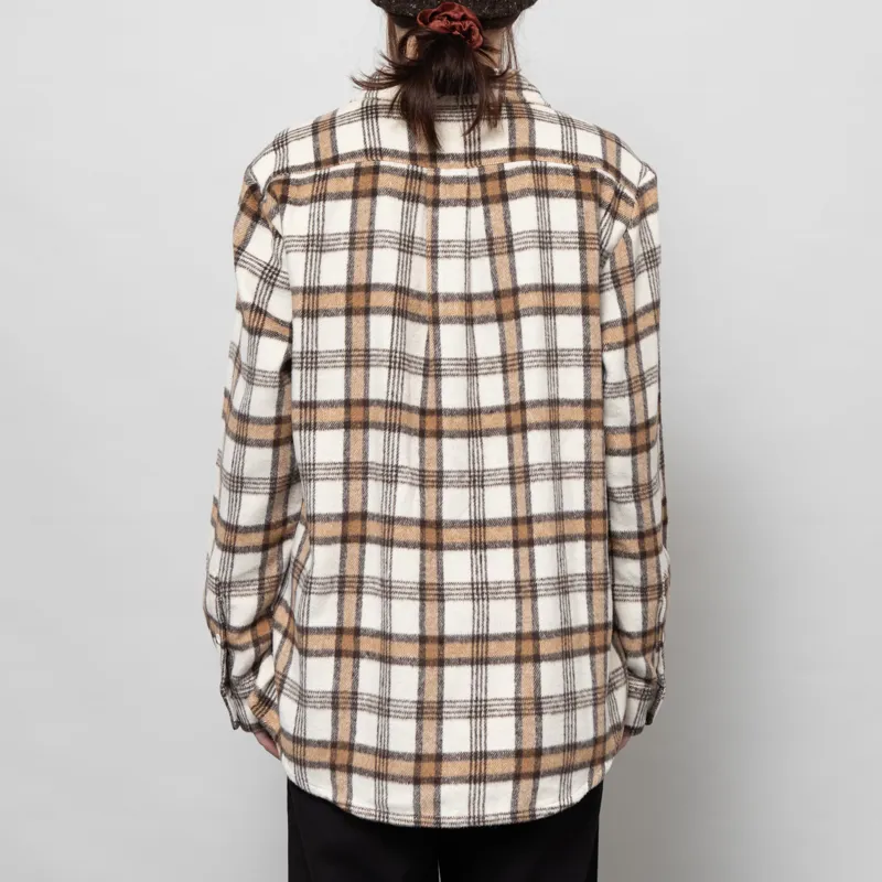 Rhythm Womens Ocean Side Flannel Shirt White-2