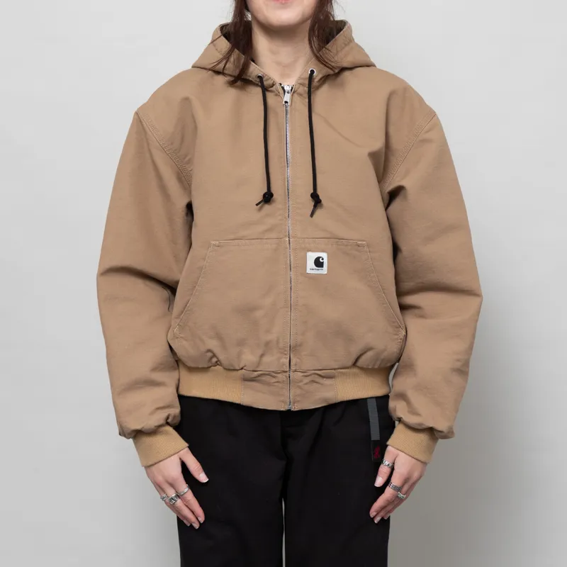 Carhartt WIP Womens OG Active Jacket Peanut Rinsed