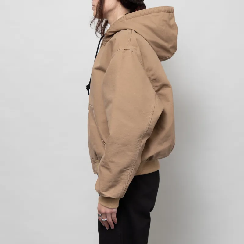 Carhartt WIP Womens OG Active Jacket Peanut Rinsed-1