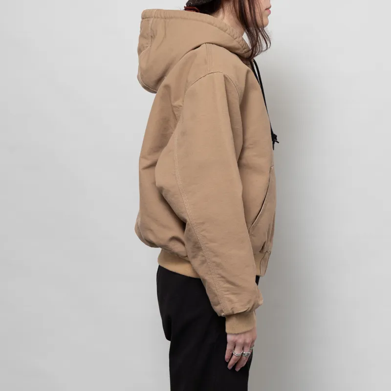 Carhartt WIP Womens OG Active Jacket Peanut Rinsed-3