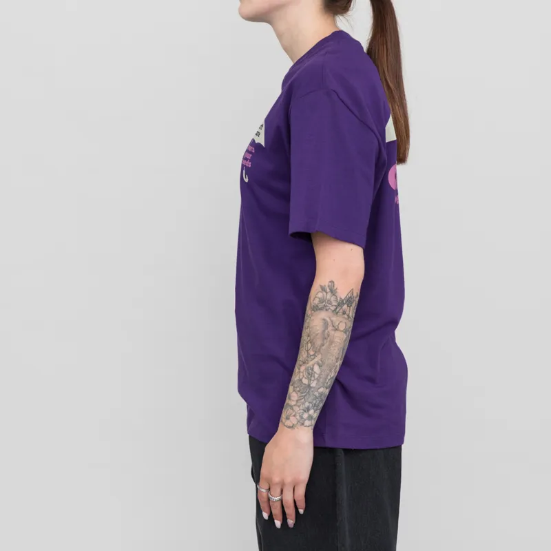 Carhartt WIP Womens Covers T Shirt Tyrian-3