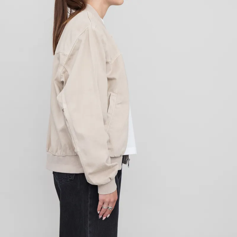 Carhartt WIP Womens OG Santa Fe Bomber Jacket Tonic-3