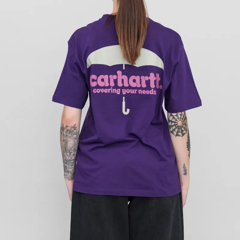 Carhartt WIP Womens Covers T Shirt Tyrian
