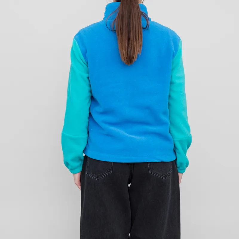 Patagonia Womens Microdini Half Zip Fleece Pullover Vessel Blue-2