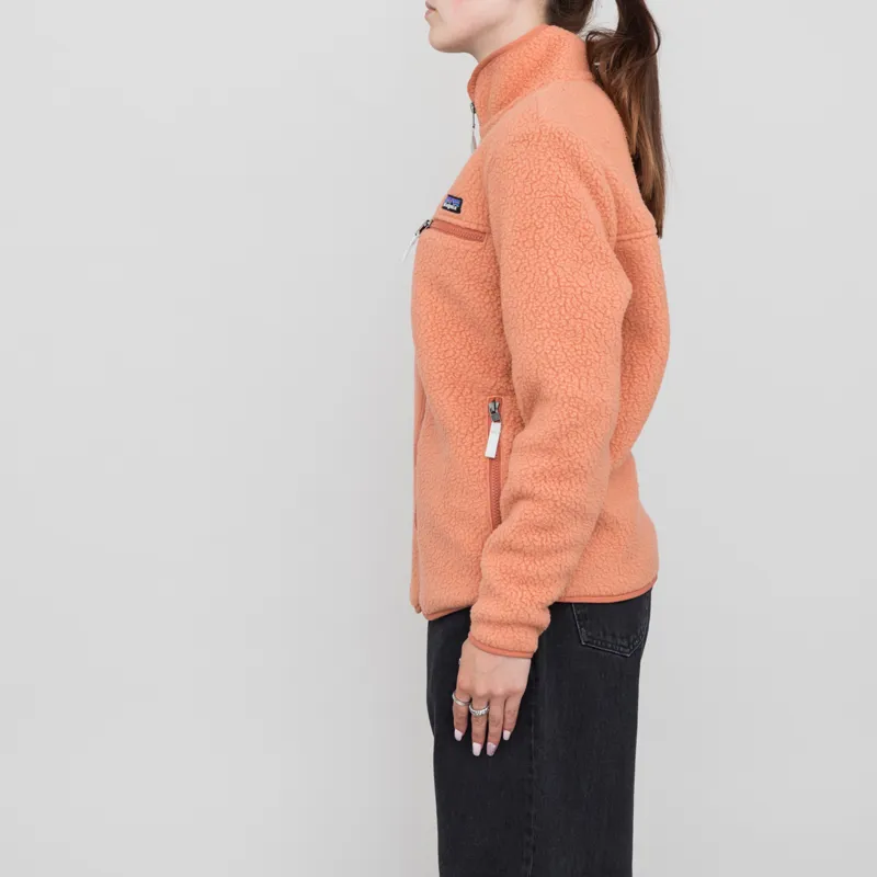 Patagonia Womens Retro Pile Fleece Jacket Sienna Clay-1