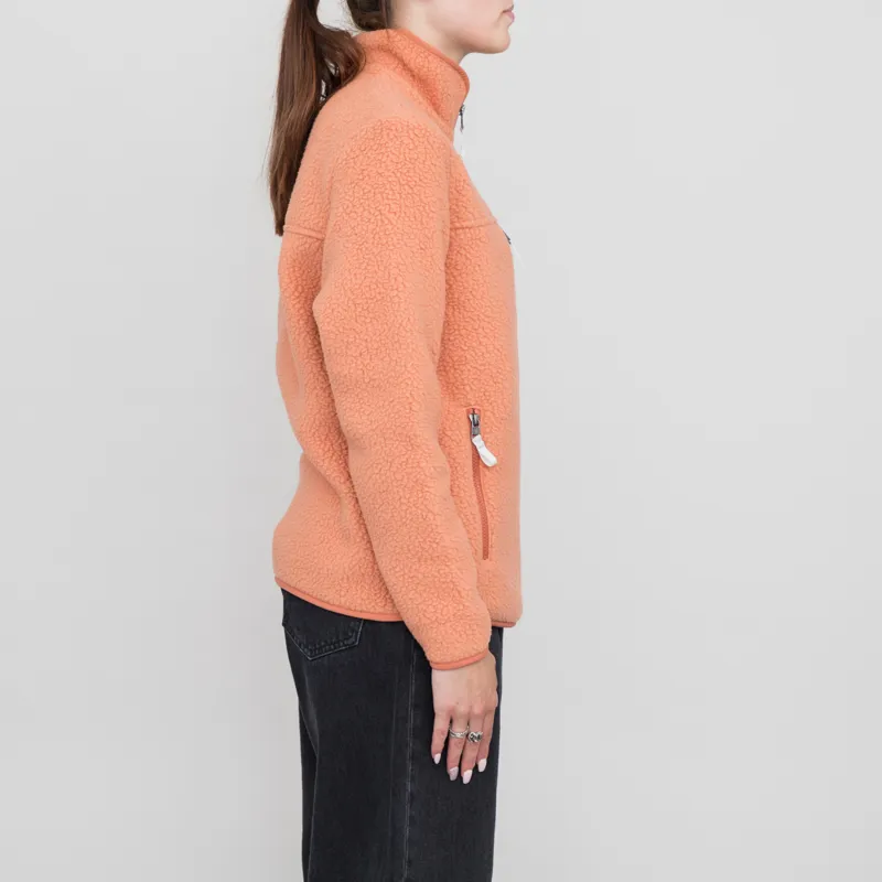 Patagonia Womens Retro Pile Fleece Jacket Sienna Clay-3