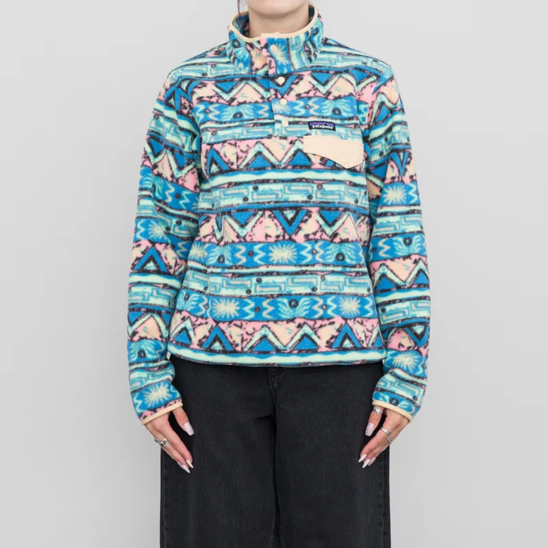 Patagonia Womens Lightweight Synchilla Snap T Fleece Pullover