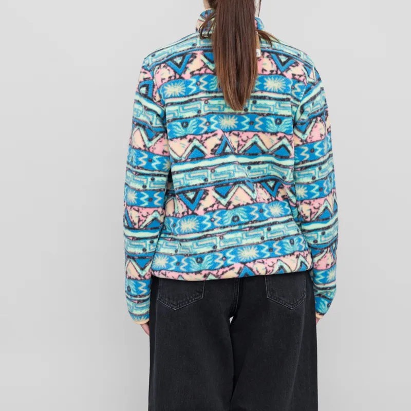 Patagonia Womens Lightweight Synchilla Snap-T Fleece Pullover Salamander Green-2