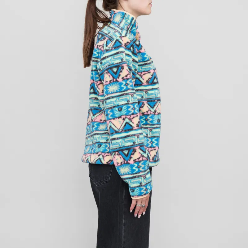 Patagonia Womens Lightweight Synchilla Snap-T Fleece Pullover Salamander Green-3