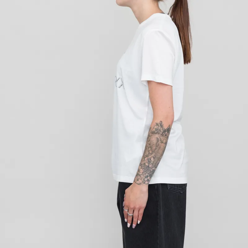 Arc'teryx Womens Arc'word T Shirt White Light-1