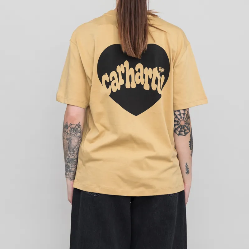 Carhartt WIP Womens Amour T Shirt Bourbon Black