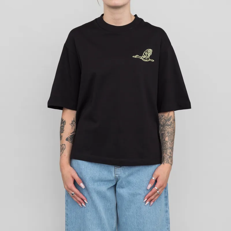 Carhartt WIP Womens Kainosho T Shirt Black Arctic Lime