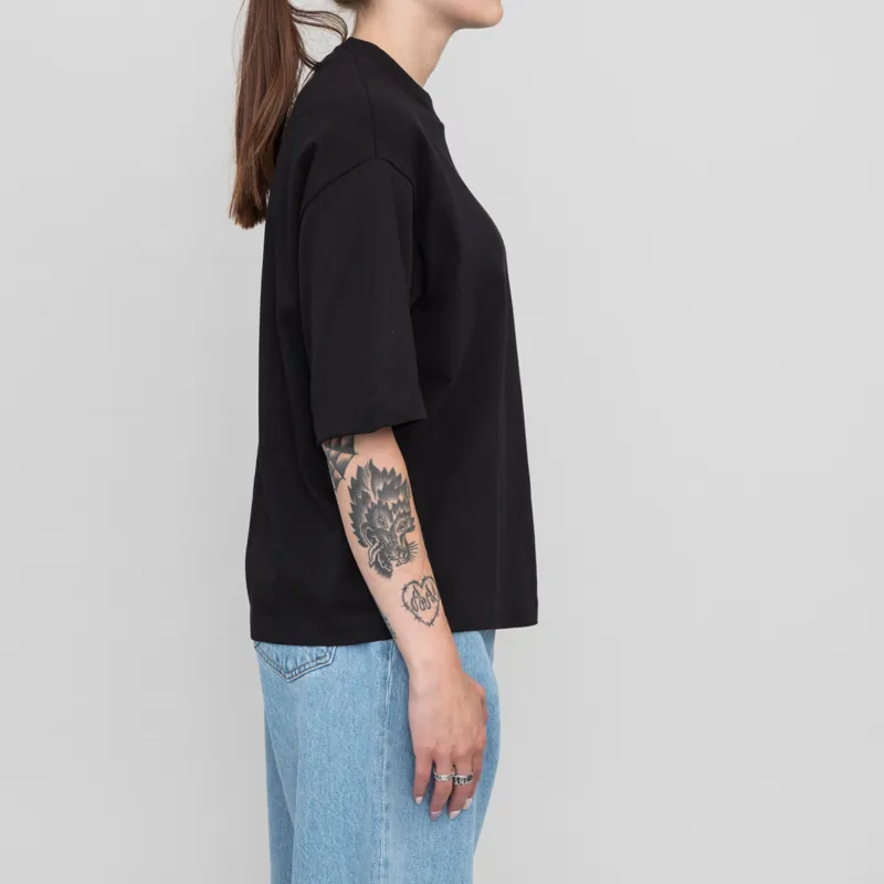 Carhartt WIP Womens Kainosho T Shirt Black Arctic Lime-3