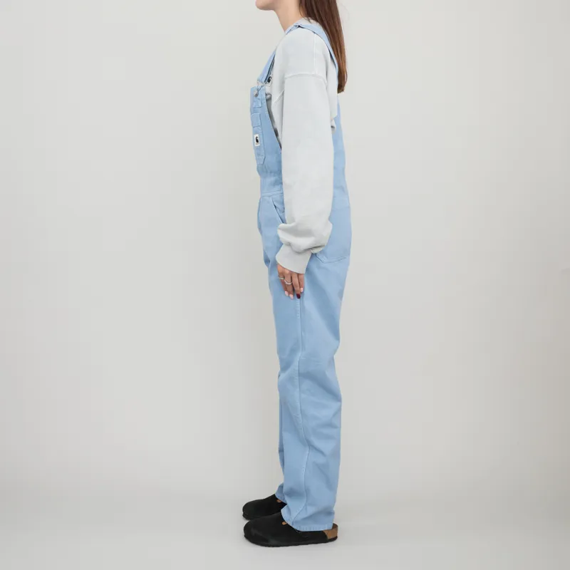 Carhartt WIP Womens Garrison Bib Overall Frosted Blue-1
