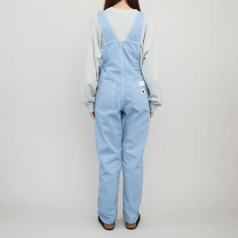 Carhartt WIP Womens Garrison Bib Overall Frosted Blue-2
