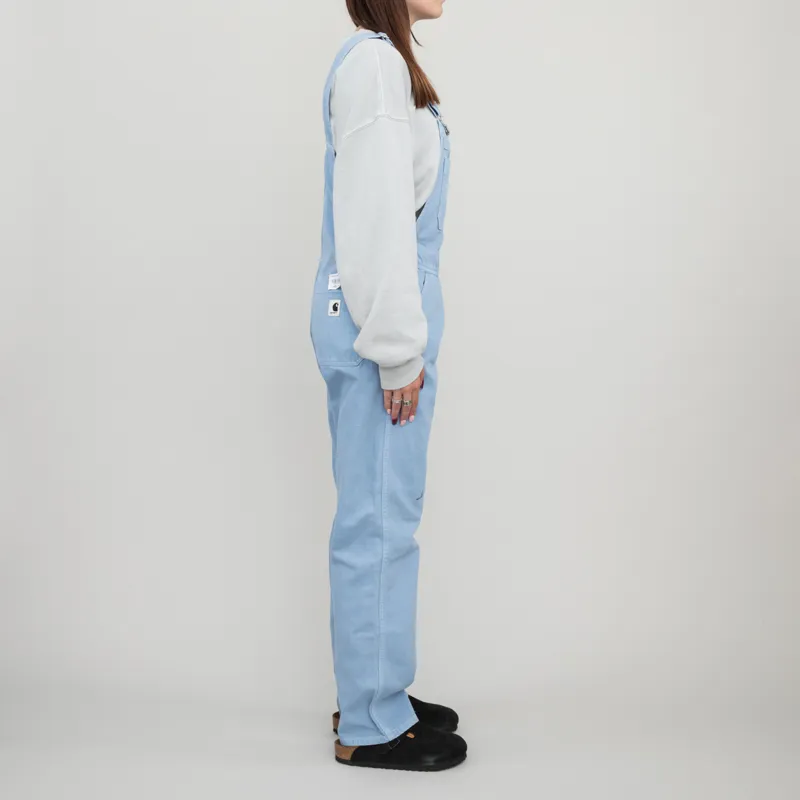 Carhartt WIP Womens Garrison Bib Overall Frosted Blue-3