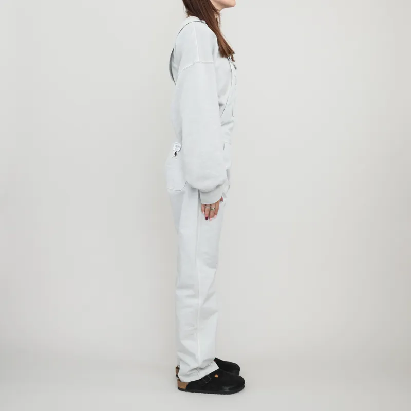 Carhartt WIP Womens Bib Overall Straight Sonic Silver Garment Dyed-3