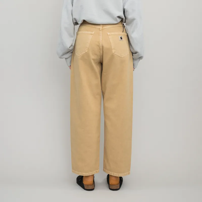 Carhartt WIP Womens Brandon Pant Bourbon Stone Dyed-2