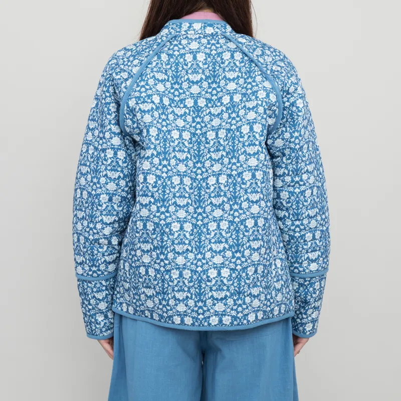 Sideline Womens Lewes Jacket Blue Print-2